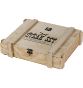 Steakbesteckset 12-tlg. in Holzbox