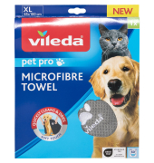 Pet Pro Microfaser Handtuch grau XL