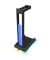 EXCELLO NX RGB Headset Stand, USB 2.0 Hub, black