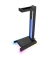 EXCELLO NX RGB Headset Stand, USB 2.0 Hub, black