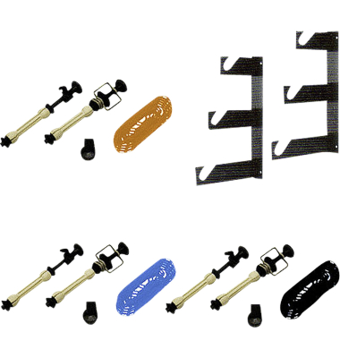 3-fach Hintergrund Wandmontageset, 3er Set
