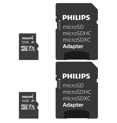 MicroSDHC 2-Pack    32GB Class 10 UHS-I U1 incl. Adapter