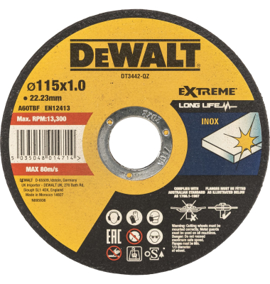 DT3442-QZ EXTREME Trennscheibe 115mm