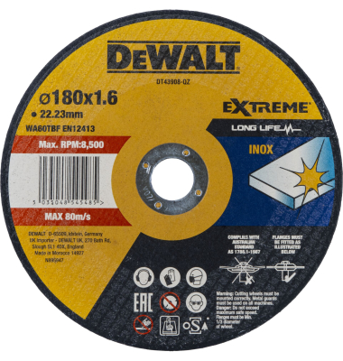 DT43908-QZ Metall-Trennscheibe 180mm