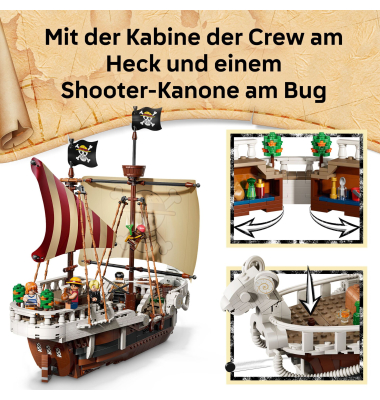 ONE PIECE 75639 Das Piratenschiff Flying Lamb