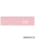 E9800M, Tastatur Pink Kabellos, Multimode
