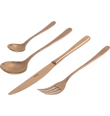 Taste PVD Servizio 24pz Rame Antico Monoblocco