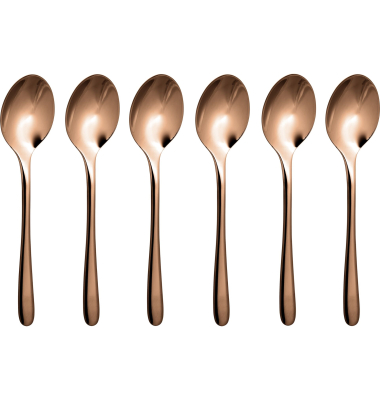 Taste PVD 6 Cucchiaini Moka Rame Lucido