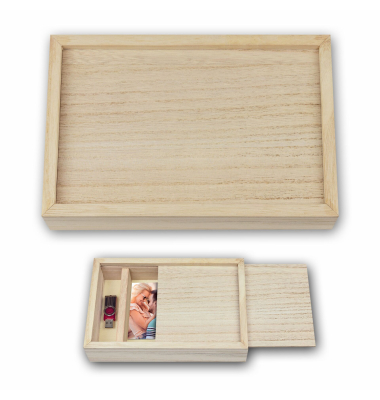 Fotobox CX7568, Holz braun