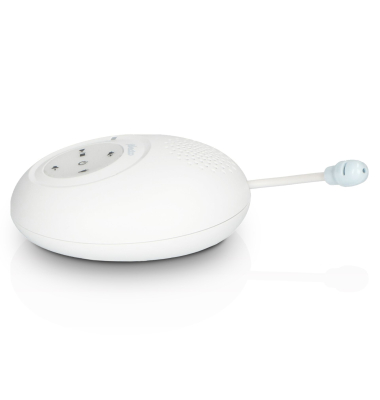 DECT Babyphone mit Full ECO-Modus und Display, wei&szlig;bla