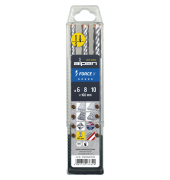 Alpen SDS+ FORCE X Box 3 tlg. 6- 8-10x160