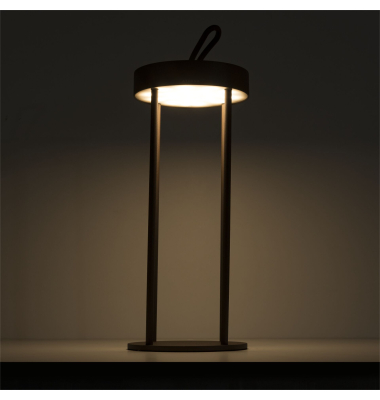 LED Tischlampe ATHENA corten 3W 3000K Dimm. IP54 Color