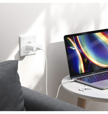 Rapid Power 65W USB-C PD Fast GaN Charger +USB-C Cable 2m