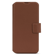 Leather Detachable Wallet iPhone 16 Pro Tan