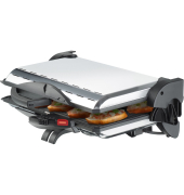 Kontaktgrill 16-13-00, silber/schwarz, 2000 Watt