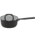 Milano Stieltopf mit Glasdeckel 18 cm, schwarz
