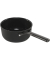 Milano Stieltopf mit Glasdeckel 18 cm, schwarz