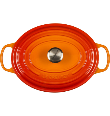 Signature Br&auml;ter oval 31 cm ofenrot