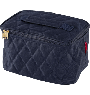 cosmetic case rhombus midnight gold