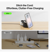 UltraCharge 25W Qi2 schw. Modulare Ladestation WIZ052kqBK
