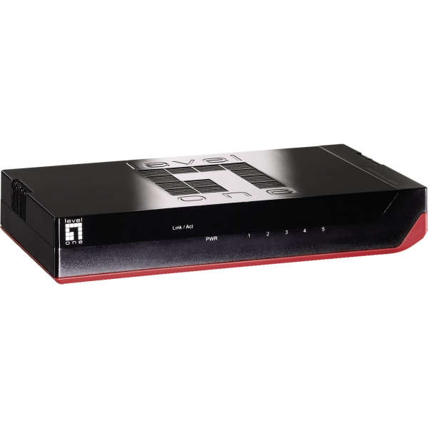 LevelOne Switch  5xGE                      unmanaged Plastik