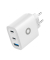 40W GaN Charger MO13 white 1x USB-A + 2x USB-C