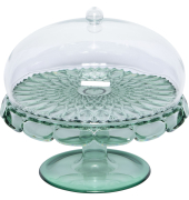VANITY Kuchenplatte mit Fu&szlig; und Haube Matcha green