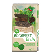Gartenerde Hochbeet braun 40l