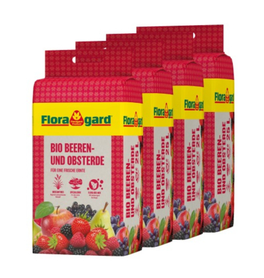 Gartenerde Beeren & Obst 4x25l