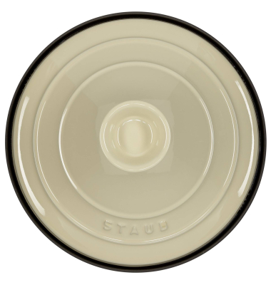 Tajine 28cm rund cream, Gusseisen