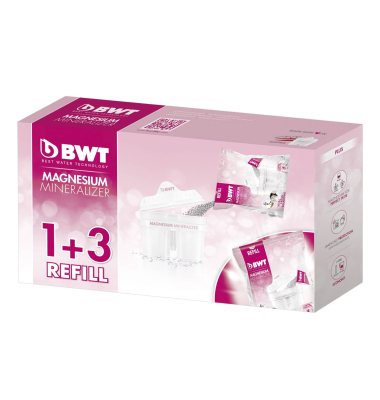 814544 Longlife Refill 1+3 Wei&szlig;