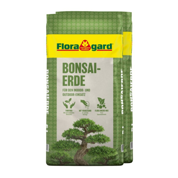Floragard Blumenerde Bonsai 2x5l 4006398416412 Floragard 10000 Milliliter