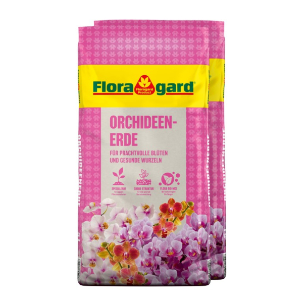 Floragard Blumenerde Orchideen 2x5l 4006398416566 Floragard 10000 Milliliter