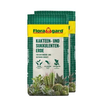 Blumenerde Kakteen 2x18l