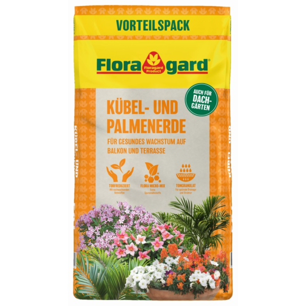 Floragard Blumenerde Kübel & Palmen 50l 4006398416870 Floragard 50000 Milliliter
