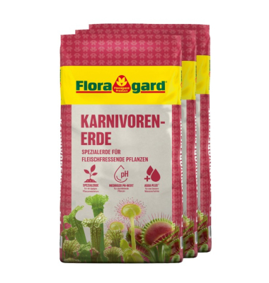 Blumenerde Fleischfressende 3x5l