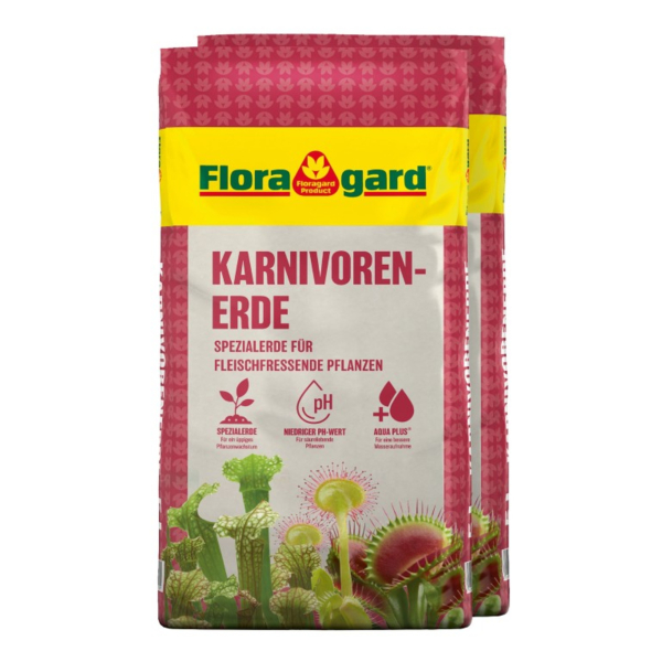 Floragard Blumenerde Fleischfressende 2x5l 4006398417082 Floragard 10000 Milliliter