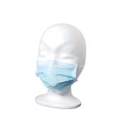Mundschutz 3lg blau 50St