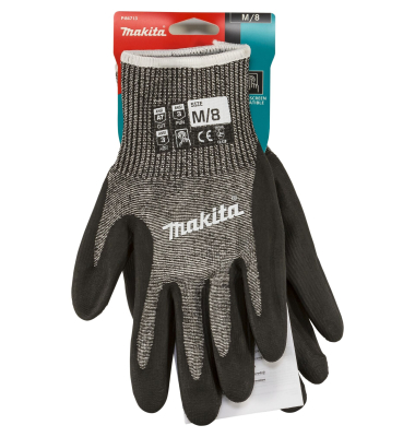 Schnittschutzhandschuhe, grau/schwarz