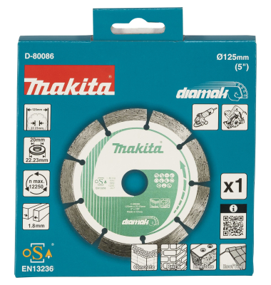  D-80086 Diamantscheibe 125x22,23 DIAMAK