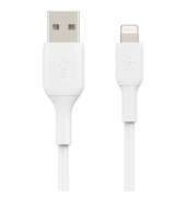 Lightning LadeSync Kabel 3m, PVC, wei&szlig;, mfi zertifiziert