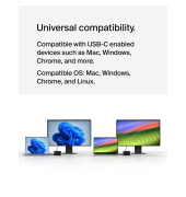 CONNECT USB-C 6-in-1 Core GaN (130W) 96W PD INC018vfBK