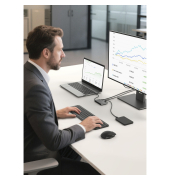 CONNECT USB-C 5-in-1 mit Dual USB-C Ports,si. AVC022hqSGY