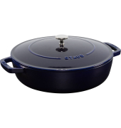 Br&auml;ter Chistera 28 cm dunkelblau, Gusseisen