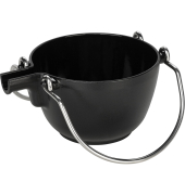 Teekanne 1,15 L schwarz Gusseisen, rund
