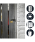 Vorh&auml;ngeschloss 4er Set (50mm) 150EURQNOP