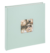 Fun mintgr&uuml;n 26x25 40 wei&szlig;e Seiten Buchalbum FA205A