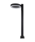 LED Solar Stehleuchte Round schwarz