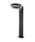 LED Solar Stehleuchte Round schwarz