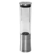 Pfefferm&uuml;hle KOBLENZ Edelstahl Acryl, 21 cm